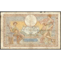 F 24-15 - 17/09/1936 - 100 francs - Merson grands cartouches - Série D.52059 - Etat : B-