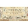 F 24-15 - 08/10/1936 - 100 francs - Merson grands cartouches - Série W.52251 (remplacem.) - Etat : TB-