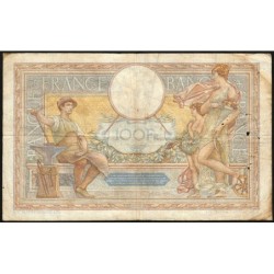 F 24-16 - 11/02/1937 - 100 francs - Merson grands cartouches - Série S.53154 - Etat : TB-