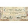 F 24-16 - 11/02/1937 - 100 francs - Merson grands cartouches - Série G.53165 - Etat : B