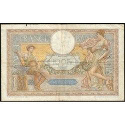 F 24-16 - 10/06/1937 - 100 francs - Merson grands cartouches - Série Q.54464 - Etat : TB
