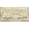 F 24-16 - 10/06/1937 - 100 francs - Merson grands cartouches - Série Q.54464 - Etat : TB