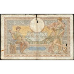 F 24-16 - 17/06/1937 - 100 francs - Merson grands cartouches - Série E.54758 - Etat : B-