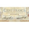 F 24-16 - 17/06/1937 - 100 francs - Merson grands cartouches - Série E.54758 - Etat : B-