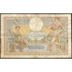 F 24-16 - 24/06/1937 - 100 francs - Merson grands cartouches - Série H.54912 - Etat : TB-