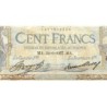 F 24-16 - 24/06/1937 - 100 francs - Merson grands cartouches - Série T.55117 - Etat : TB