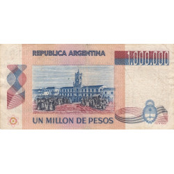 Argentine - Pick 310_1 - 1'000'000 pesos - Série A - 1981 - Etat : TB+ à TTB