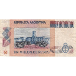 Argentine - Pick 310_3 - 1'000'000 pesos - Série A - 1982 - Etat : TB+