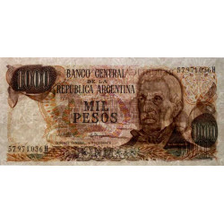 Argentine - Pick 304d_1 - 1'000 pesos - Série H - 1982 - Etat : NEUF