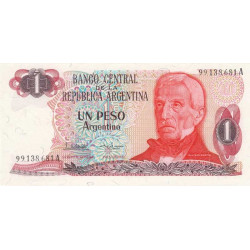 Argentine - Pick 311_2 - 1 peso argentino - Série A - 1984 - Etat : NEUF