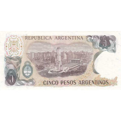 Argentine - Pick 312_1 - 5 pesos argentinos - Série A - 1983 - Etat : NEUF