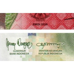 Indonésie - Pick 161 - 75'000 rupiah - Série BAQ - 2020/2020 - Commémoratif - Etat : NEUF
