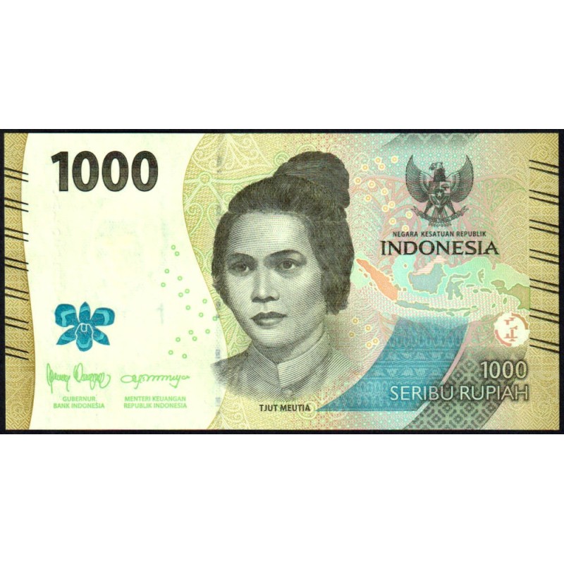 Indonésie - Pick 162a - 1'000 rupiah - Série AAJ - 2022/2022 - Etat : NEUF