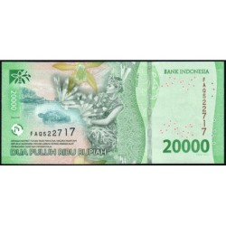 Indonésie - Pick 166a - 20'000 rupiah - Série FAQ - 2022/2022 - Etat : NEUF