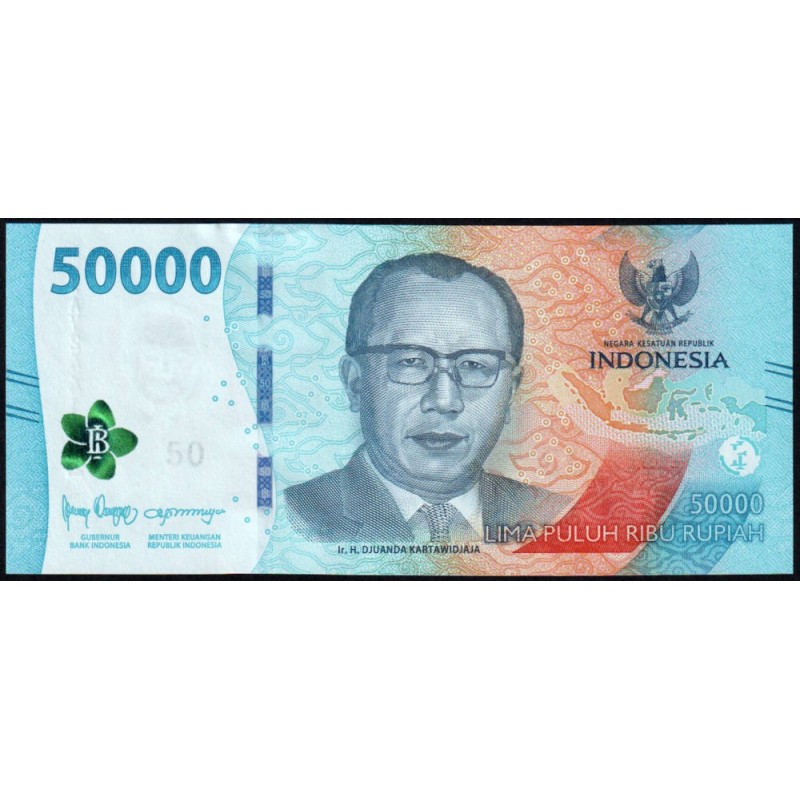Indonésie - Pick 167a - 50'000 rupiah - Série JAY - 2022/2022 - Etat : NEUF