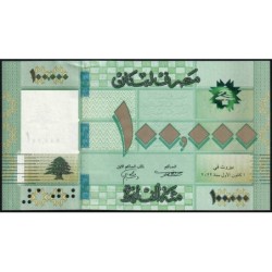 Liban - Pick 95e - 100'000 livres - Série E71 - 01/12/2022 - Etat : pr.NEUF
