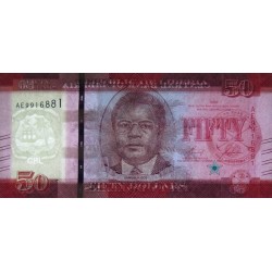Libéria - Pick 40a - 50 dollars - Série AE - 2022 - Etat : NEUF