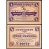 Allemagne - Notgeld - Lehrte - 5 pfennig - Réf. e - 01/01/1921 - Etat : NEUF
