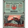 Allemagne - Notgeld - Linz - 50 pfennig - Réf. b - 01/04/1919 (1921) - Etat : pr.NEUF
