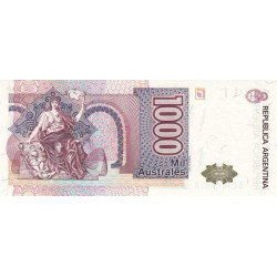 Argentine - Pick 329a_1 - 1'000 australes - Série A - 1988 - Etat : NEUF