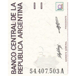 Argentine - Pick 329a_1 - 1'000 australes - Série A - 1988 - Etat : NEUF
