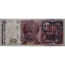 Argentine - Pick 329a_1 - 1'000 australes - Série A - 1988 - Etat : NEUF