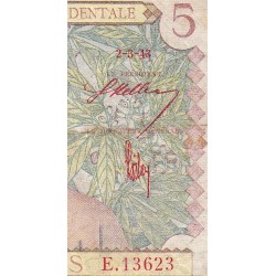 AOF - Pick 26 - 5 Francs - Série E.13623 - 02/03/1943 - Etat : TB+