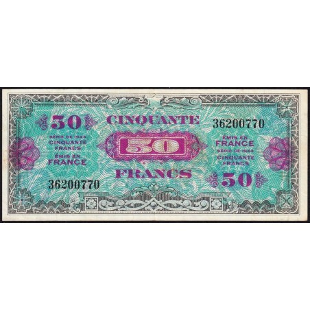 VF 19-01 - 50 francs - Drapeau - 1944 - Sans série - Etat : TTB