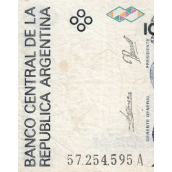 Argentine - Pick 334a - 10'000 australes - Série A - 1989 - Etat : TTB