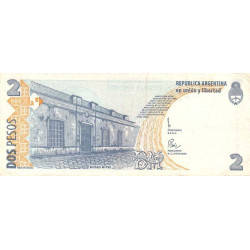 Argentine - Pick 346_1 - 2 pesos - Série C - 1997 - Etat : TTB