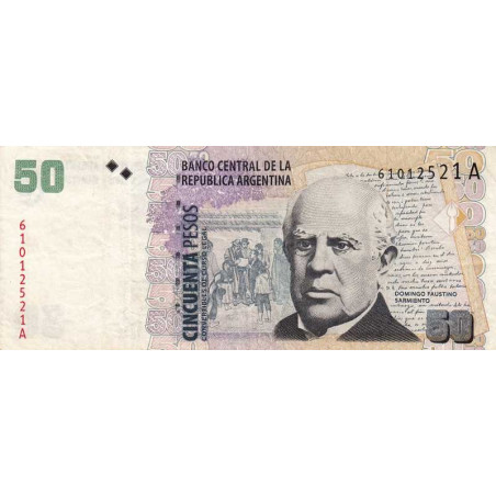 Argentine - Pick 350_2 - 50 pesos - Série A - 2001 - Etat : TTB