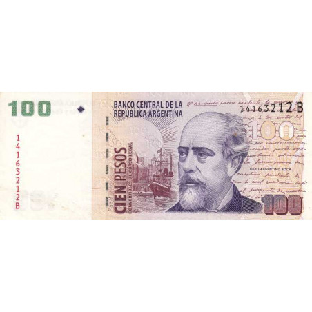 Argentine - Pick 351_4 - 100 pesos - Série B - 2002 - Etat : TTB