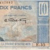 AEF - Pick 21 - 10 francs - Série E.35 - 1947 - Etat : TB-
