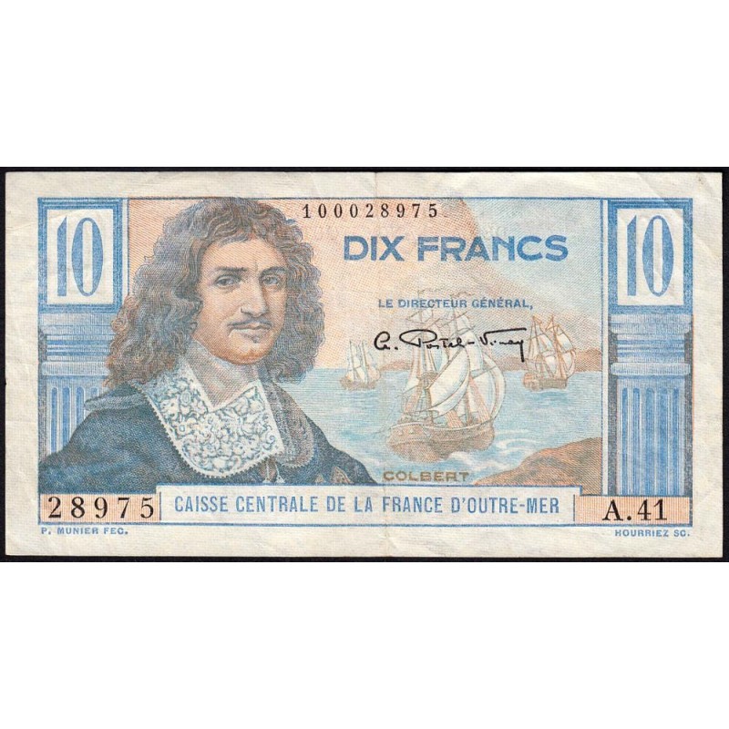 AEF - Pick 21 - 10 francs - Série A.41 - 1947 - Etat : TTB+