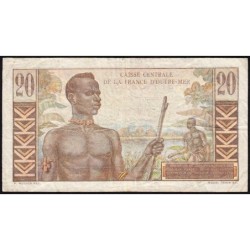 AEF - Pick 22 - 20 francs - Série D.2 - 1947 - Etat : TTB-