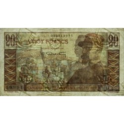 AEF - Pick 22 - 20 francs - Série D.2 - 1947 - Etat : TTB-
