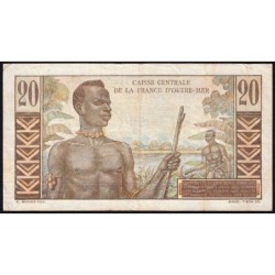 AEF - Pick 22 - 20 francs - Série D.4 - 1947 - Etat : TTB