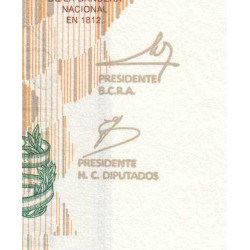 Argentine - Pick 354a_5 - 10 pesos - Série M - 2010 - Etat : NEUF