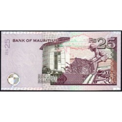 Maurice (île) - Pick 49d - 25 rupees - Série BU - 2009 - Etat : NEUF