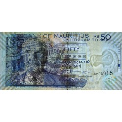 Maurice (île) - Pick 50e - 50 rupees - Série BG - 2009 - Etat : NEUF