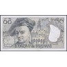 F 67-16v (variété) - 1990 - 50 francs - Quentin de la Tour - Série O.60 - Impression revers - Etat : SPL