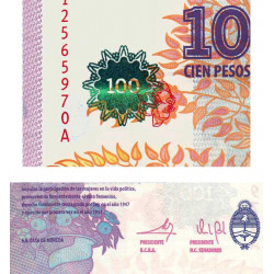 Argentine - Pick 358a - 100 pesos - Série A - 2012 - Commémoratif - Etat : NEUF