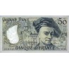 F 67-16v (variété) - 1990 - 50 francs - Quentin de la Tour - Série O.60 - Impression revers - Etat : SPL