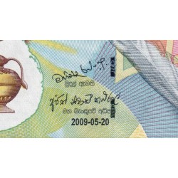 Sri-Lanka - Pick 122a - 1'000 rupees - Série Q/25 - 20/05/2009 - Commémoratif - Etat : NEUF