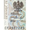 Pologne - Pick 183b - 10 zlotych - Série CF - 15/09/2016 - Etat : NEUF