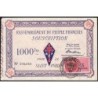 Rassemblement du Peuple Français - Type B-02b - 1'000 francs - Etat : SPL à SPL+