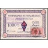 Rassemblement du Peuple Français - Type B-02c - 1'000 francs - Etat : SPL à SPL+