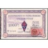 Rassemblement du Peuple Français - Type B-02c - 1'000 francs - Etat : SPL à SPL+