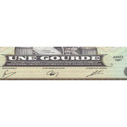 Haïti - Pick 245a - 1 gourde - Série AN - 1987 - Etat : NEUF