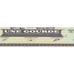 Haïti - Pick 253a - 1 gourde - Série F - 1989 - Etat : NEUF